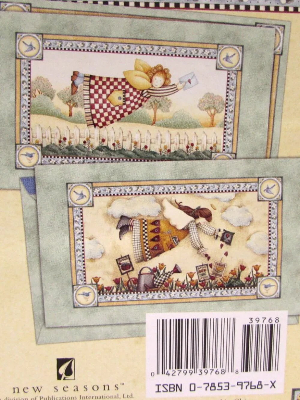 Debbie Mumm Deluxe 36 Blank Note Card Decorative Envelopes Set Keepsake Box
